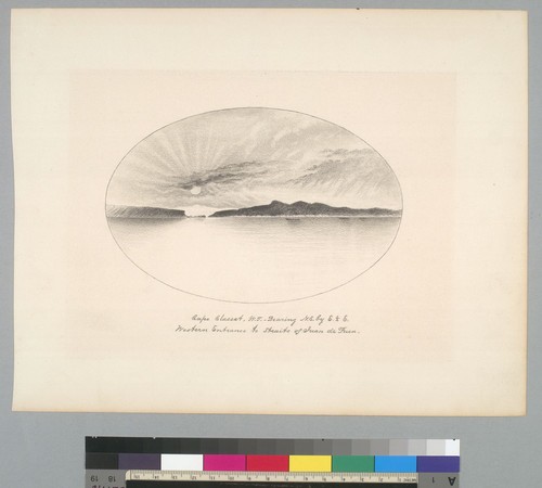 Cape Classet, W[ashington] T[erritory]: Bearing N.E. by E 1/2E, Western entrance to Straits of Juan de Fuca