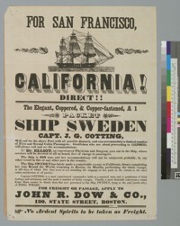 For San Francisco, California direct... packet ship "Sweden" [advertisement]