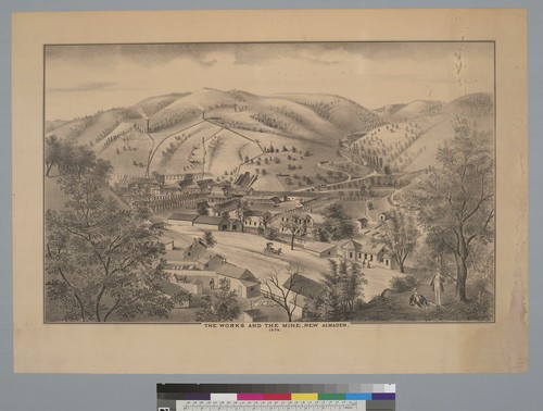 The works and the mine, New Almaden [California] 1876