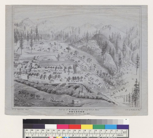 Volcano, Amador Co[unt]y, Cal[ifornia] Dec[ember] 1854