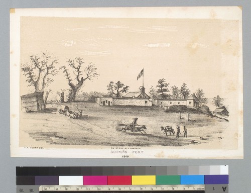 Sutter's Fort [California], 1849