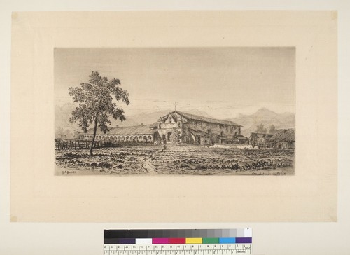 [View of San Antonio de Padua Mission, California]