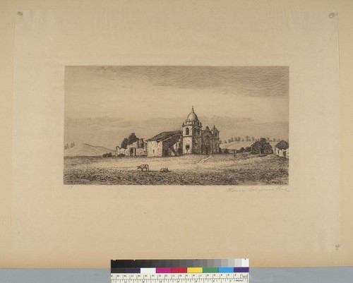 [View of San Carlos Borromeo de Monterey, California]