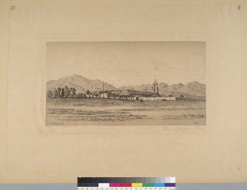 [View of Asistencia de San Antonio de Pala Mission, California]