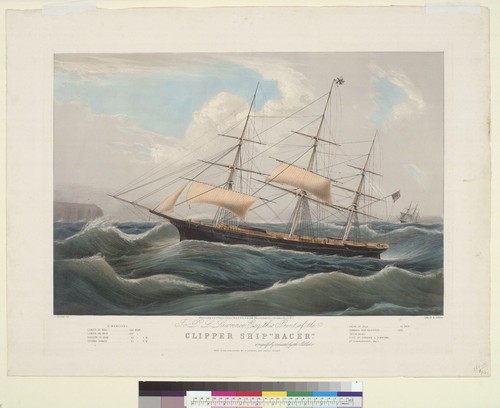 Clipper ship "Racer"