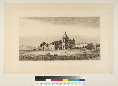 [View of San Carlos Borromeo de Monterey, California]