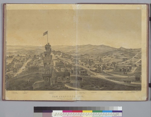 San Francisco, [California] 1862: from Russian Hill, sec[tio]n 5 looking south & west