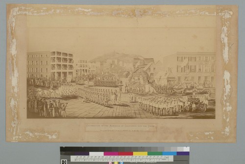 Celebration on the admission of California into the Union