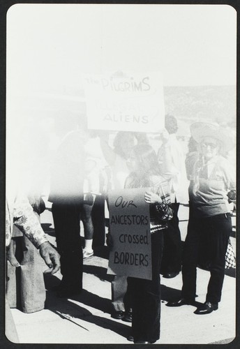 Unity March - Anti-KKK rally at the International border