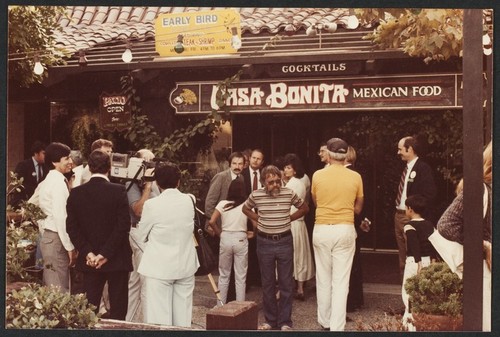 Richardson, Bill (Congressman) and Jim Bates (Congressman) - Picket