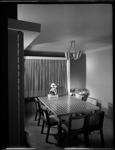 Aber, Mr. and Mrs. Otto S., residence. Dining room