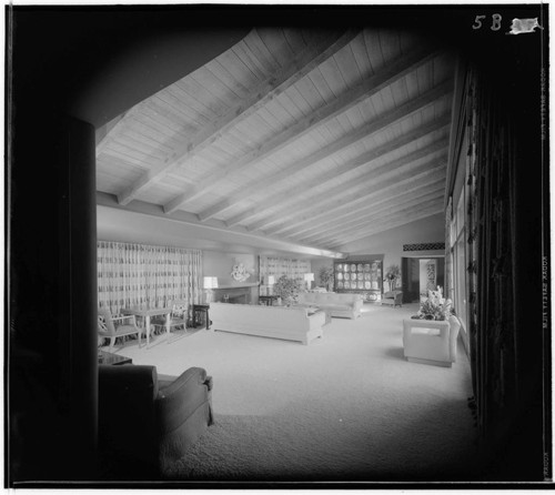 Adams, K., residence. Living room