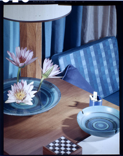 [Unidentified tableware and table settings]