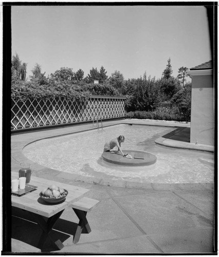 San Francisco gardens: Pierce residence. Swimming pool