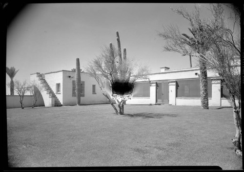 Caldwell, Mr. and Mrs. Erskine, residence. Exterior and Garden