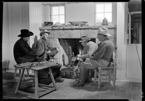 Wilshaw Ranch [Mr. and Mrs. Frank Cowlishaw residence]. Ranchers around ...