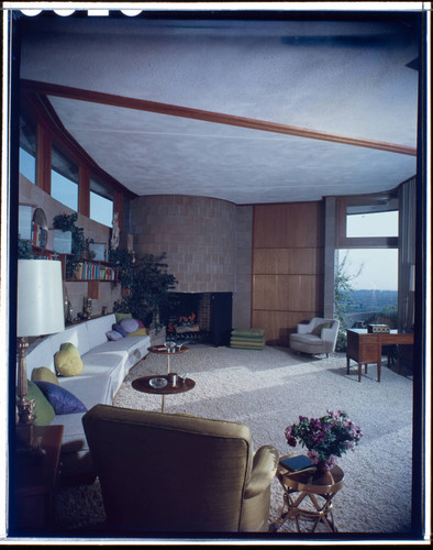 Sharp residence. Living room — Calisphere