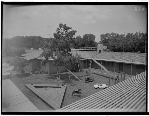 Adams, K., residence. Outdoor living space