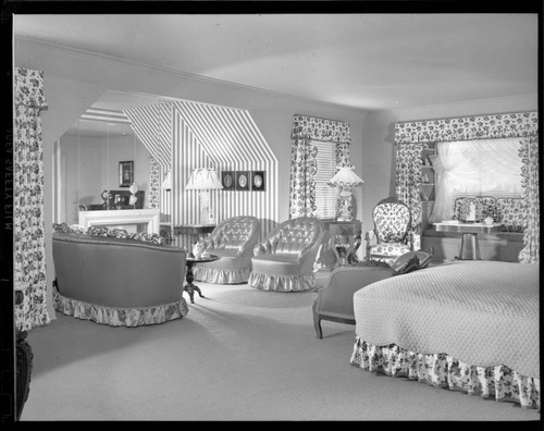 Grable, Betty, residence. Bedroom