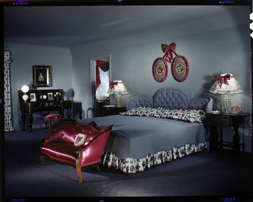 Grable, Betty, residence. Bedroom