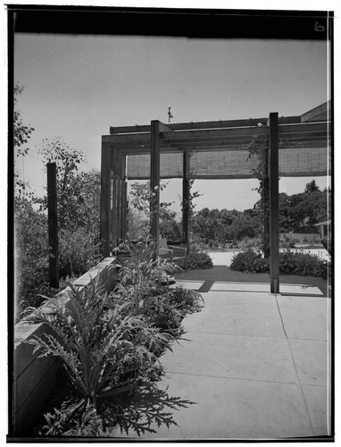 Agee, James, residence. Outdoor living space