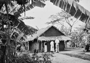 Tanganyika/Tanzania. Kaisho Church, the Kagera Region. (Used in: Dansk Missionsblad no. 10/ 195