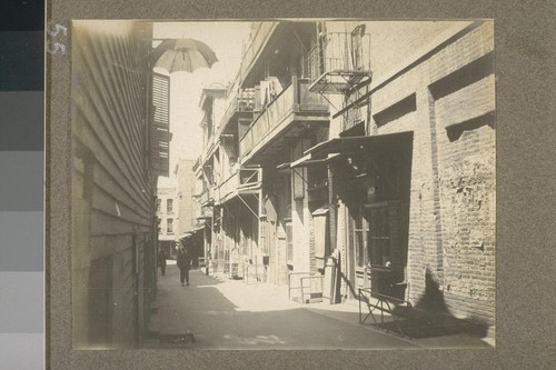 [Unidentified alley, Chinatown.]