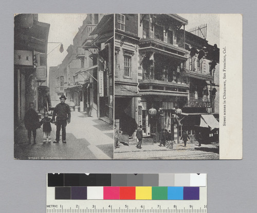 Street scenes in Chinatown, San Francisco, Cal