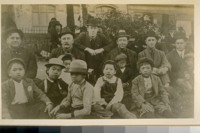 Lieut. Dan Sylvester's China Town Police Squad in 1911 - L. to R.: Chas. E. Munn, Lieut. H. Sylvester, Arthur McPhee, J.J. Cummings, Ed Plume, and L.P.H. Meyer