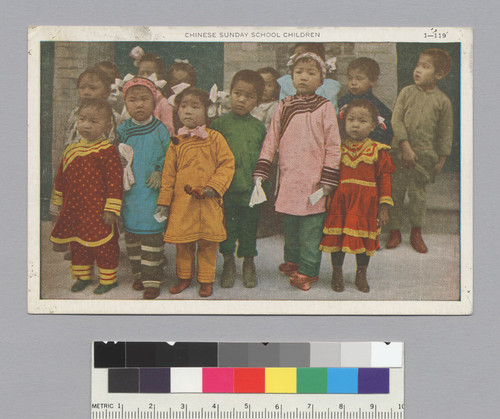 Chinese Sunday school children