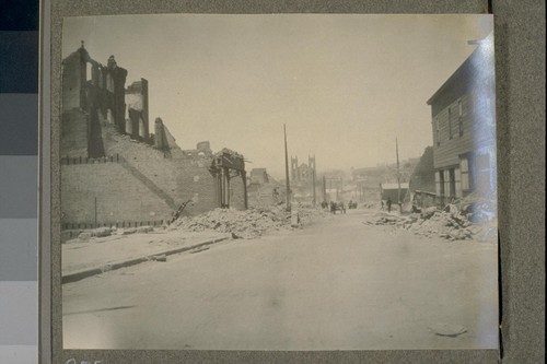 [Damage after earthquake and fire of 1906. Unidentified location.]