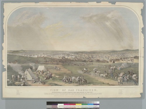 View of San Francisco [California]: taken from the western hill at the foot of Telegraph Hill, looking toward Rincon Point and Mission Valley