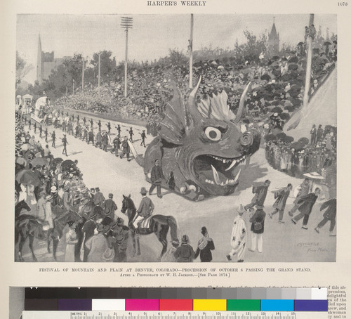 "Festival of Mountain and Plain at Denver, Colorado"