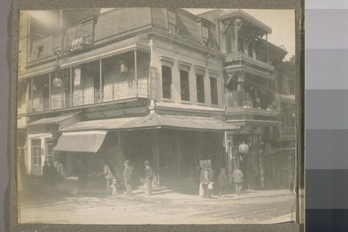 [Street scene, Chinatown.]