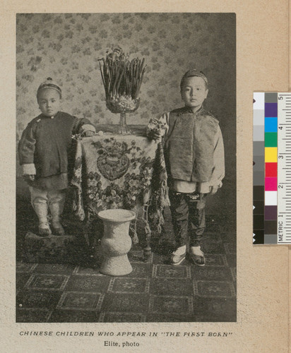 No. 21, page 10: Chinese children who appear in "The First Born"