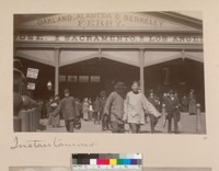 Instantaneous [Chinese men at the Oakland, Alameda, and Berkeley Ferry]