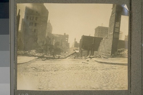 [Damage after earthquake and fire of 1906. Unidentified location.]