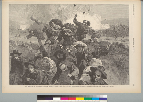 "Massacre of the Chinese at Rock Springs, Wyoming"