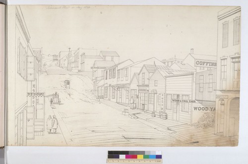 Sacramento Street in May 1854 (San Francisco, California)