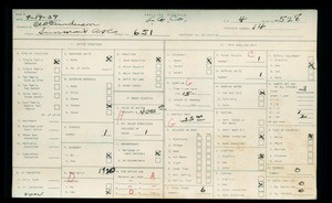 WPA household census for 651 SIMMONS, Los Angeles County