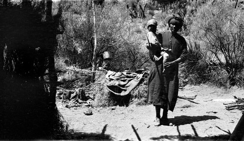 Silverio Ochurte's wife and child