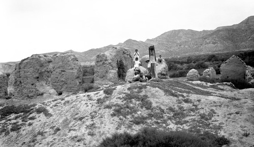 Ruins of the second Rosario Mission, facing north