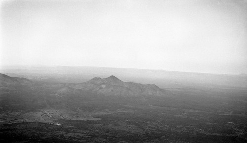 El Alamo, and hill beyond (easternmost), looking northeast from slope of Cerro Tomása