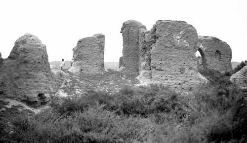 Ruins of the second Rosario Mission, from the north