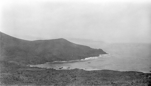 Abalone camp on bay at Punta Banda