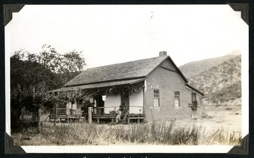 Herberto Crossthwaite's house at Rancho San Miguel