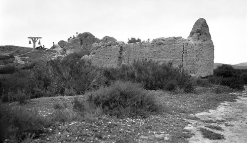 Ruins of the second Rosario Mission, facing southwest