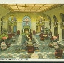 Lobby, Hotel Senator, Sacramento, California