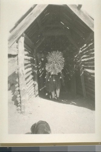 Coyote dances and roundhouse; Grindstone Rancheria; May 1923; 48 prints, 9 negatives