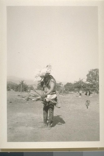 Coyote dances and roundhouse; Grindstone Rancheria; May 1923; 48 prints, 9 negatives